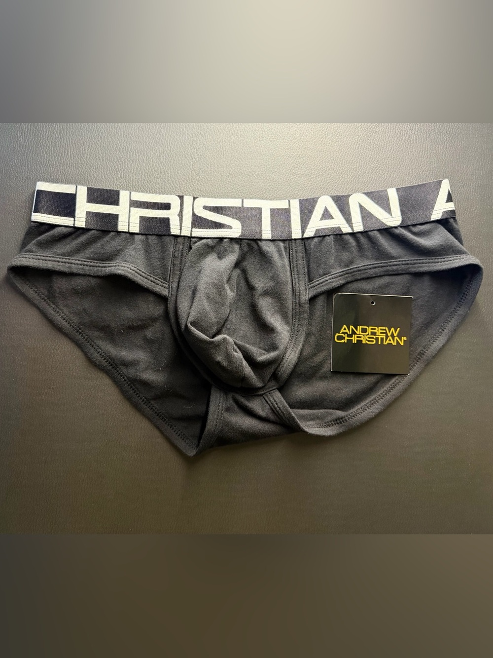 Andrew Christian
Black Briefs with Show-it Pouch